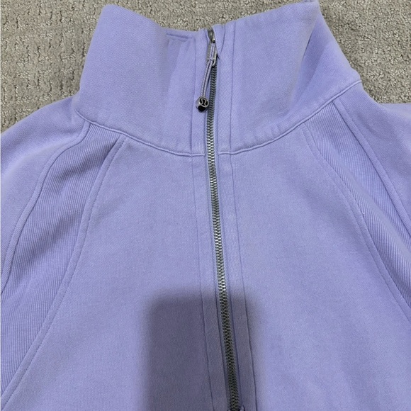 Lavender Women's Scuba 🤿 Half-Zip Top - Picture 2 of 5